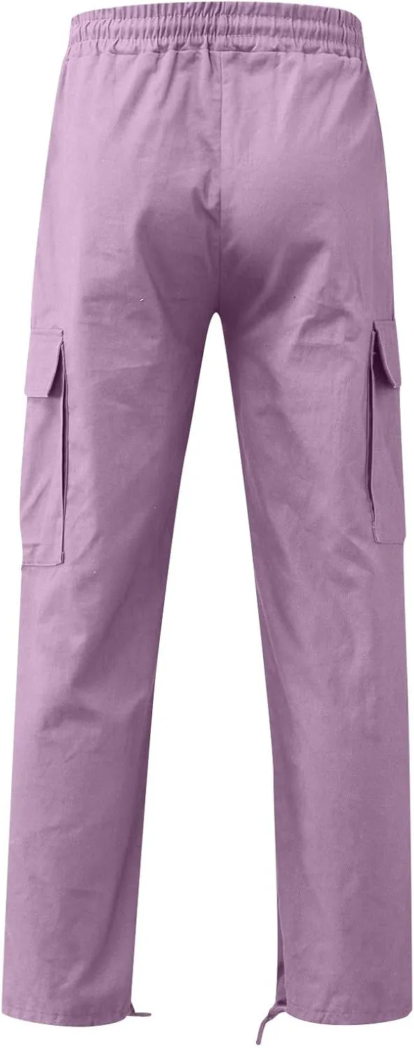 FONMA Work Pants for Men Hiking Pants Work Hiking Pants Stretch Tactical Pants Joggers Outdoor Travel Pant with Multi Pockets