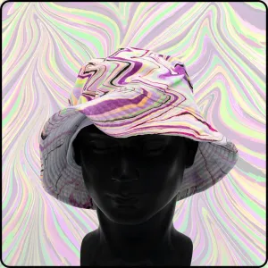 Fruit Stripes UV Hydro-Dipped Bucket Hat