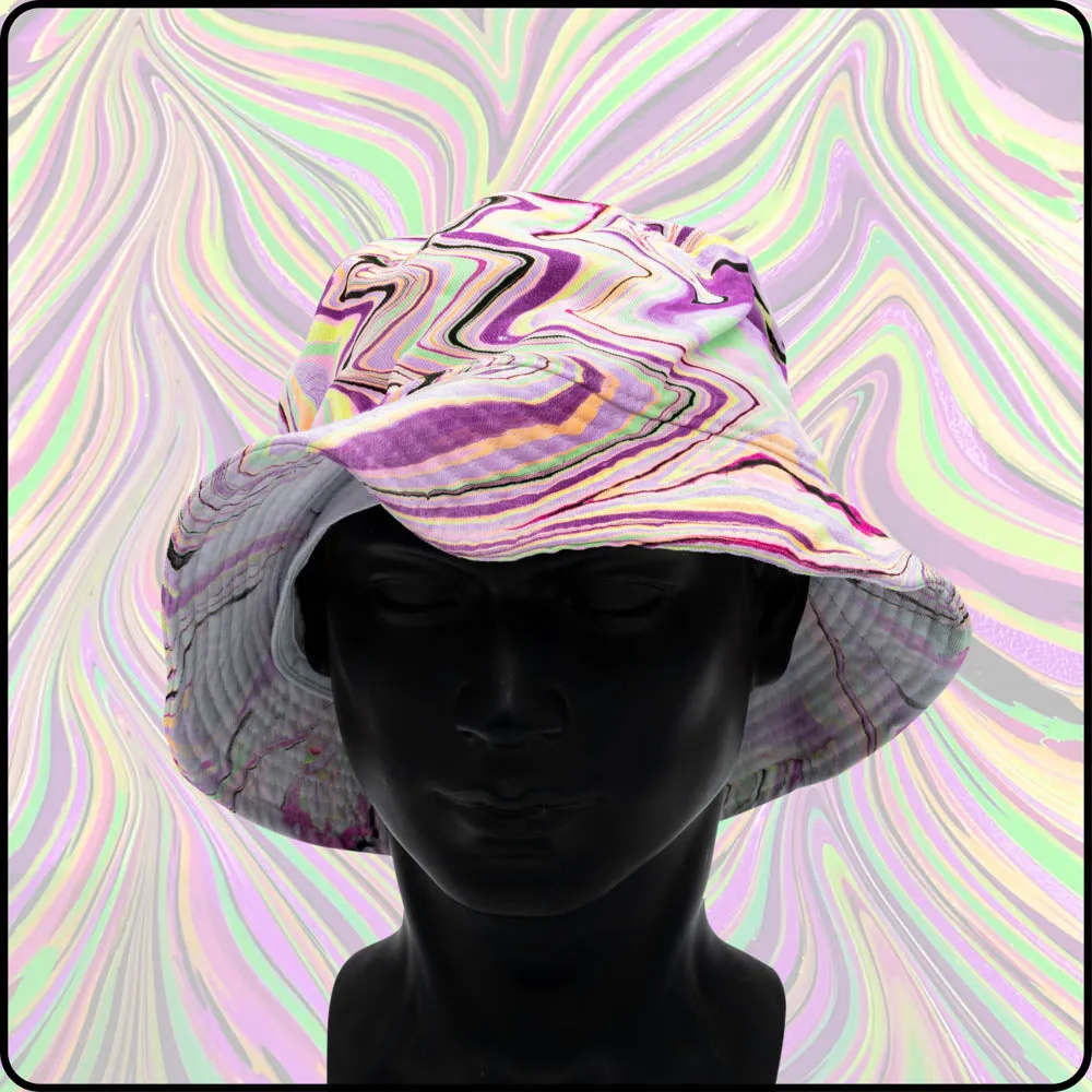 Fruit Stripes UV Hydro-Dipped Bucket Hat