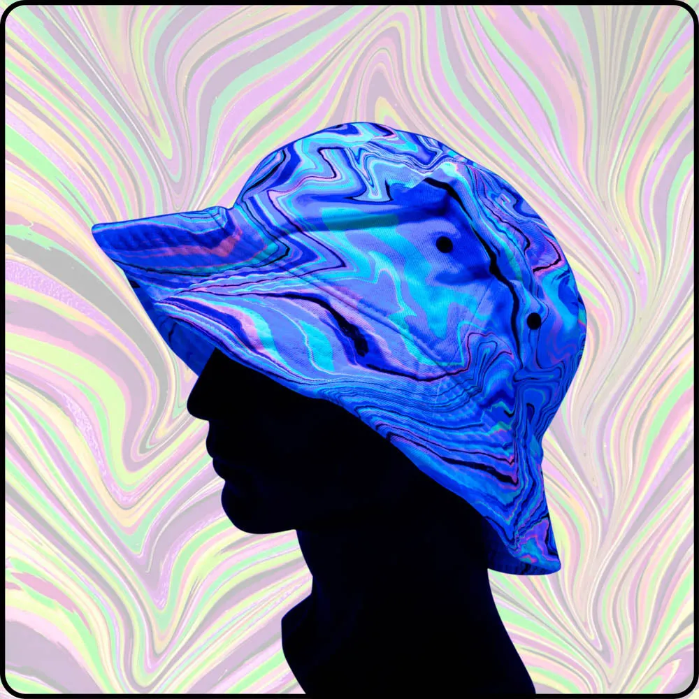 Fruit Stripes UV Hydro-Dipped Bucket Hat