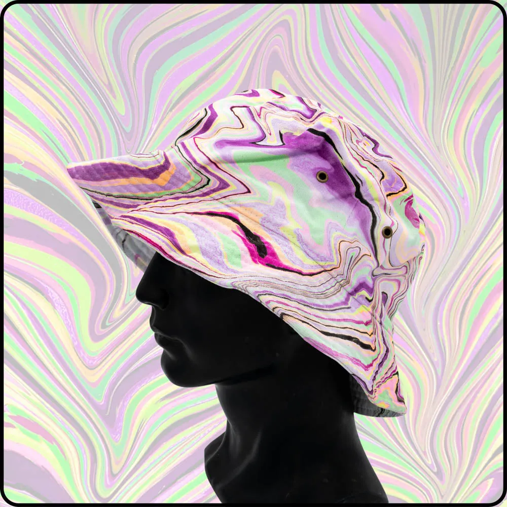 Fruit Stripes UV Hydro-Dipped Bucket Hat
