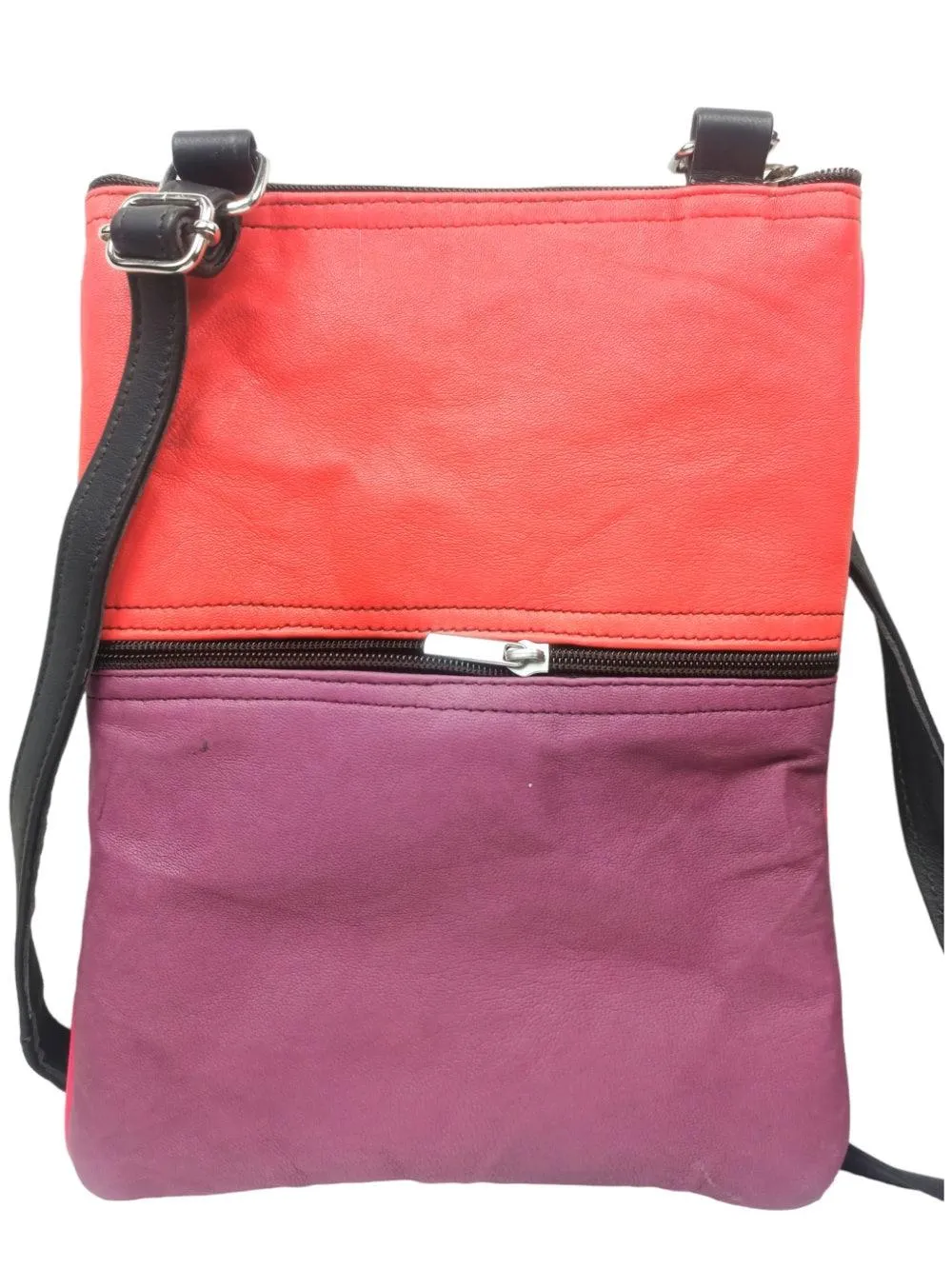 Kashmiri Embroided Sling Bag | Plain 5 Zipper | Sling Bag For Girls