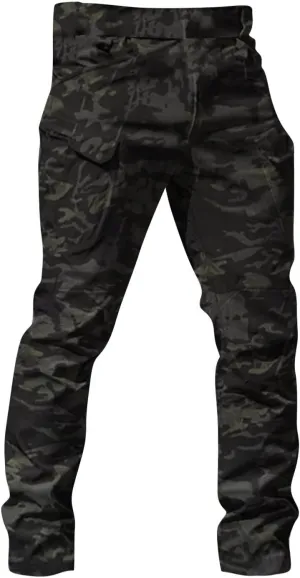 Mens Cargo Pants Baggy Outdoor Waterproof Hiking Work Pants Stretch Multi Pockets Lightweight Classic Tactical Sweatpant