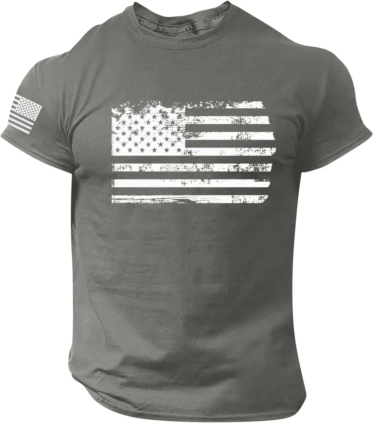 RTRDE Men's Flag T-Shirts Graphic Tees Crewneck Election 2024 Shirt Patriotic Short Sleeve Print Tshirts, M-5XL