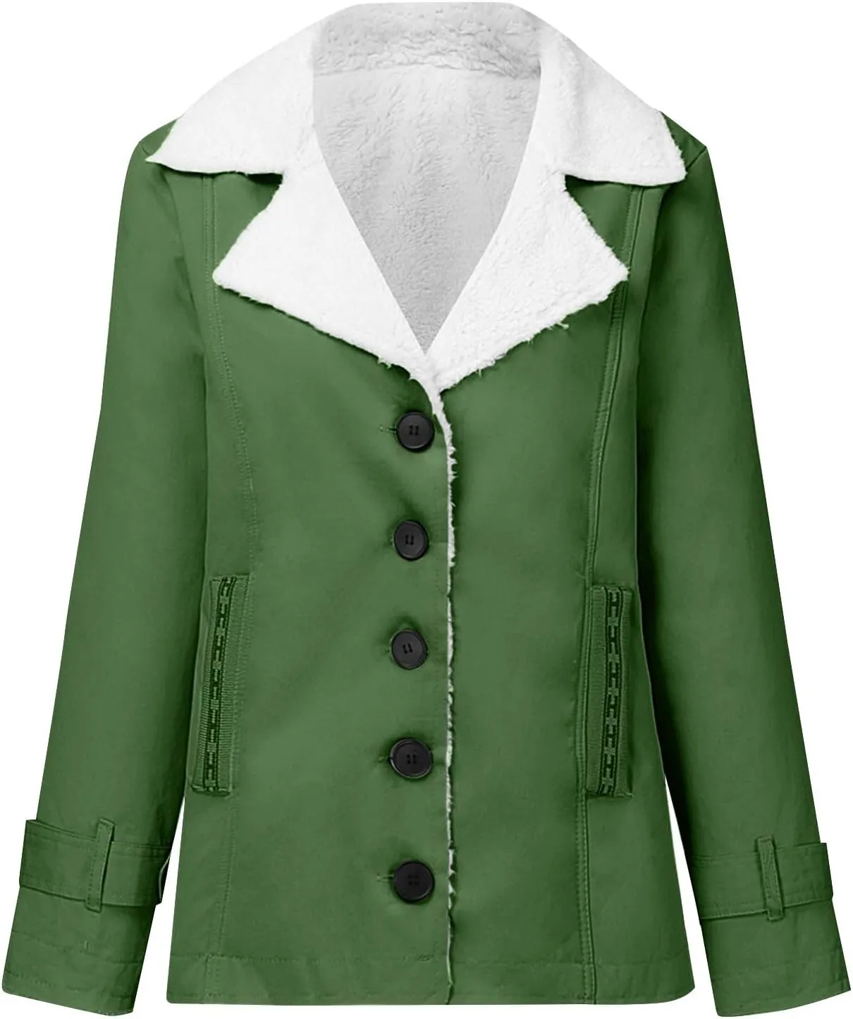 SHAOBGE Sweater Coat for Women Women Casaul Winter Fashionable Long Sleeve Solid Pocket Cardigan Button Top Unforgotten