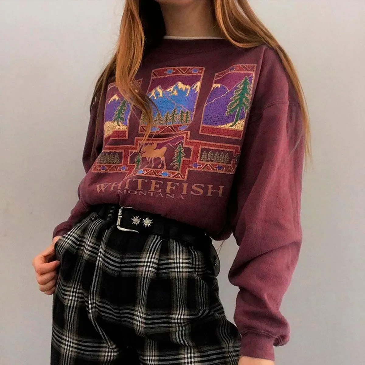 Whitefish Montana Mountains Sweatshirt
