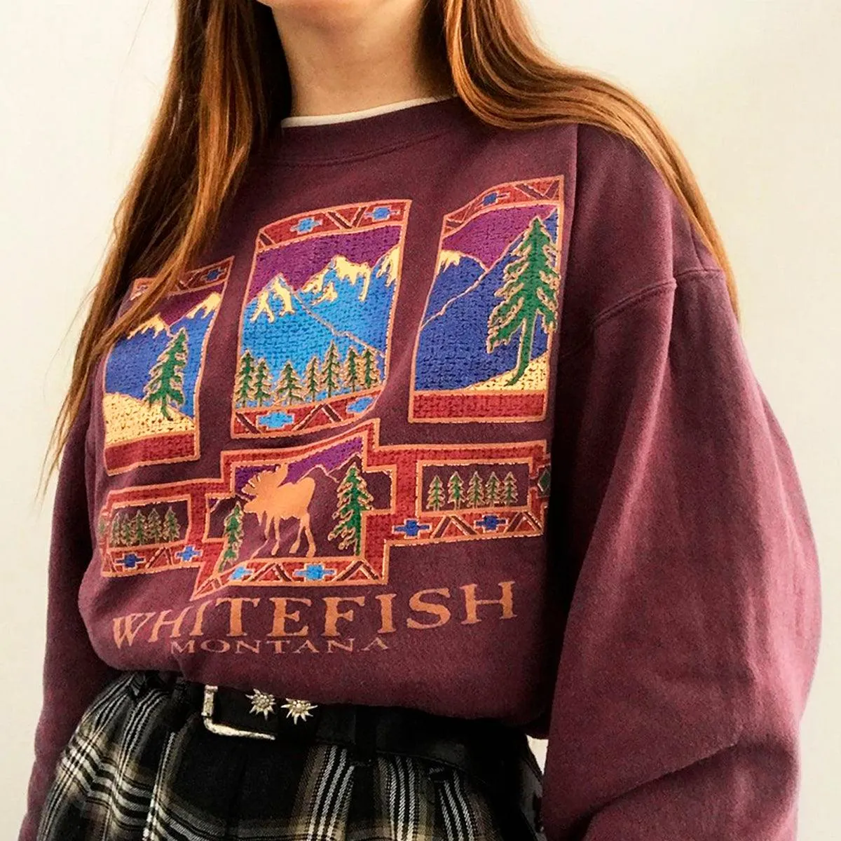 Whitefish Montana Mountains Sweatshirt