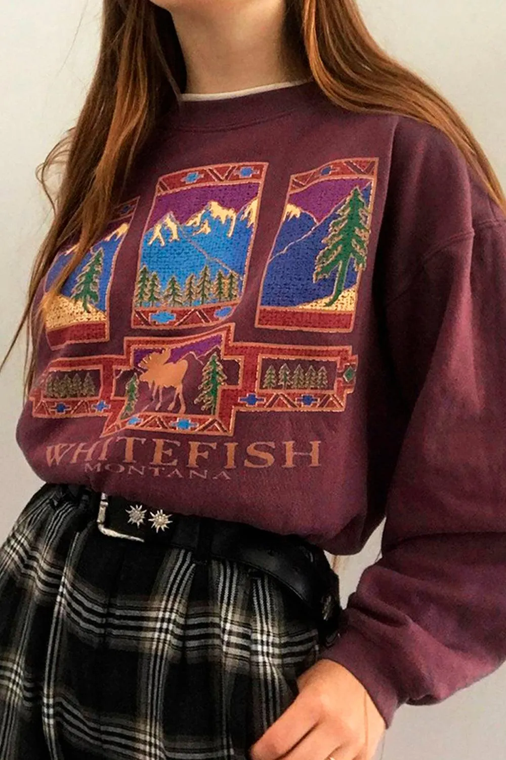 Whitefish Montana Mountains Sweatshirt